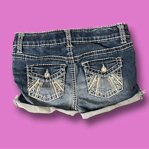 Girls First Youth Studded Jean Shorts